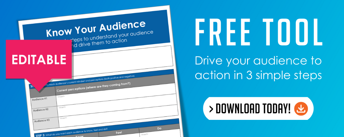 Click to download the free Know Your Audience tool